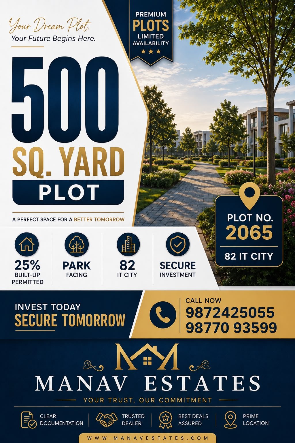 500 Sq Yard Plot in IT City